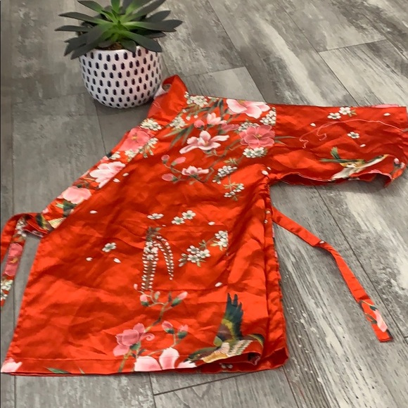Kimono 👘 Made in Japan 🇯🇵 size L (Kids) (Red) - Picture 7 of 12